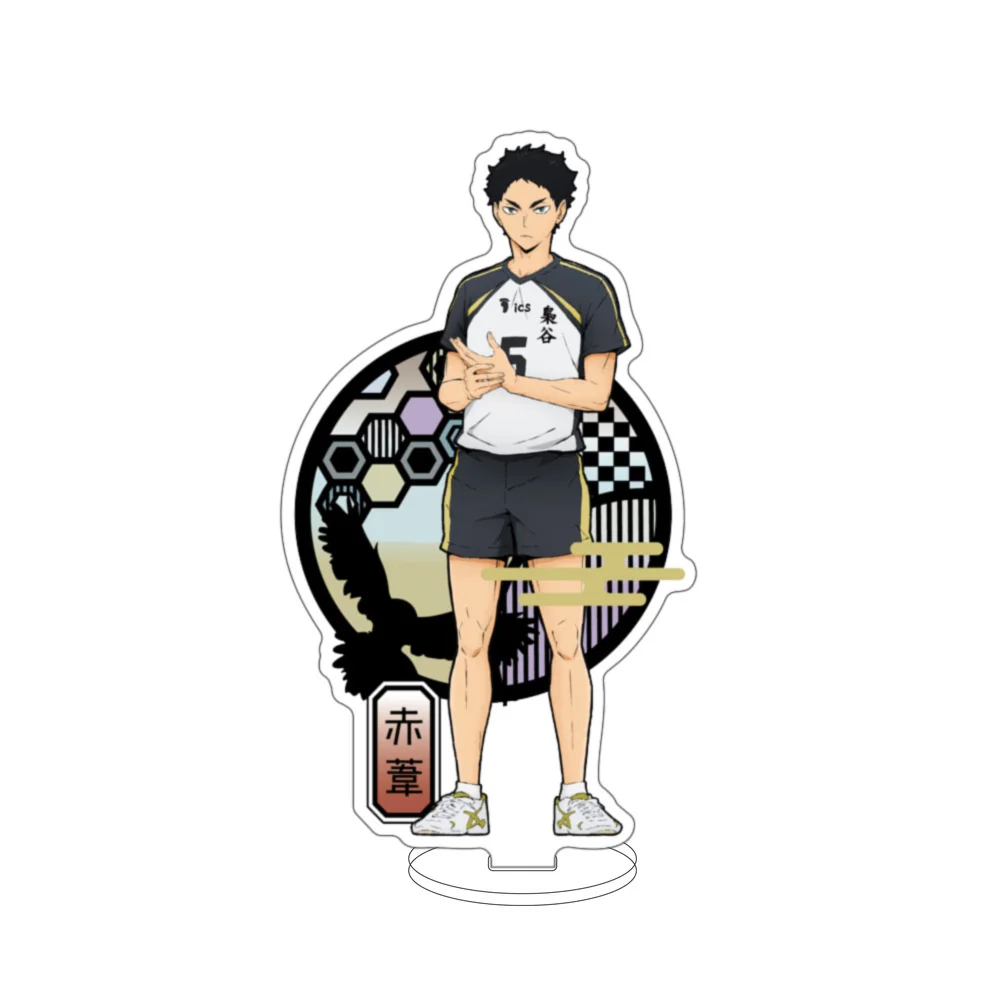 Anime Haikyu nuevo soporte acrílico figura modelo placa de mesa voleibol niños figuras de acción adornos Anime actividades decoración de escritorio