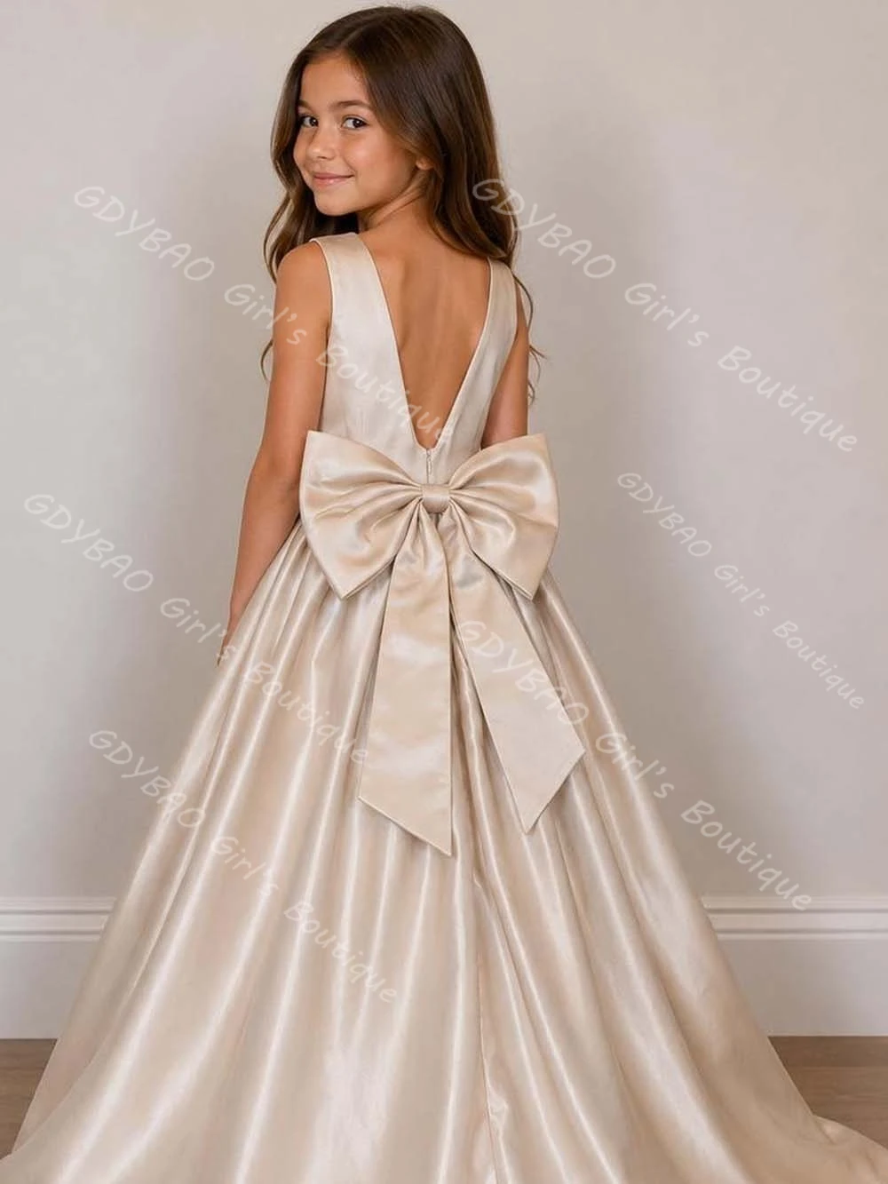 robe-de-demoiselle-d'honneur-en-satin-coupe-a-princesse-pour-mariage-enfants-col-rond-dos-ouvert-robe-de-communion-ou-de-ceremonie-avec-nœud-traine-sur-mesure