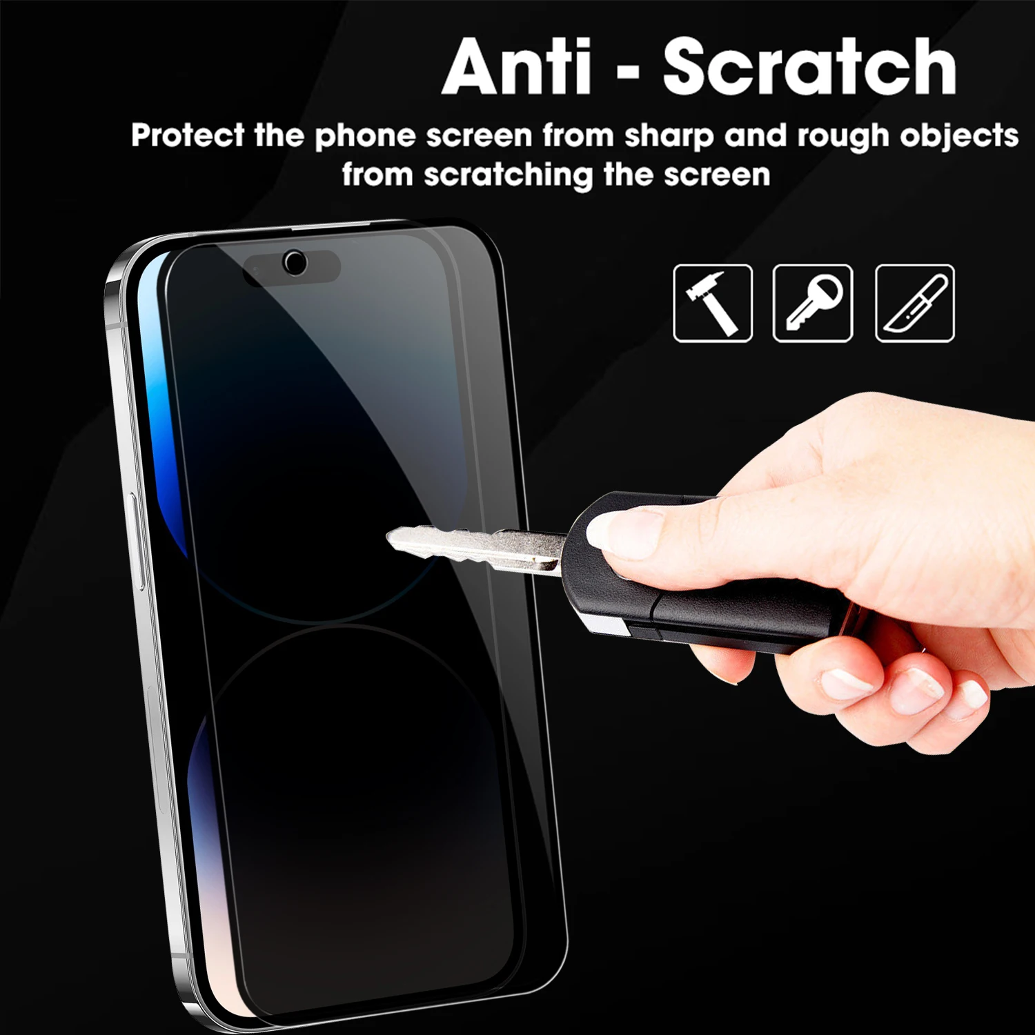 Privacy Tempered Glass for IPhone 17 Pro Max 9H Hardness Screen Protectors For iPhone17 17Air 17Pro Anti-Peeping Glass Films
