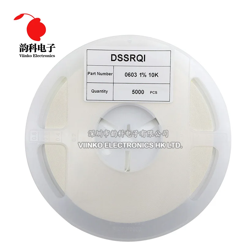 5000 sztuk 1% 0603 rezystor SMD 0R ~ 10M 1/10W 0.1 1 10 47 100 150 220 330 ohm 1K 2.2K 10K 100K 1R 10R 100R 150R 220R 330R 470R 1M