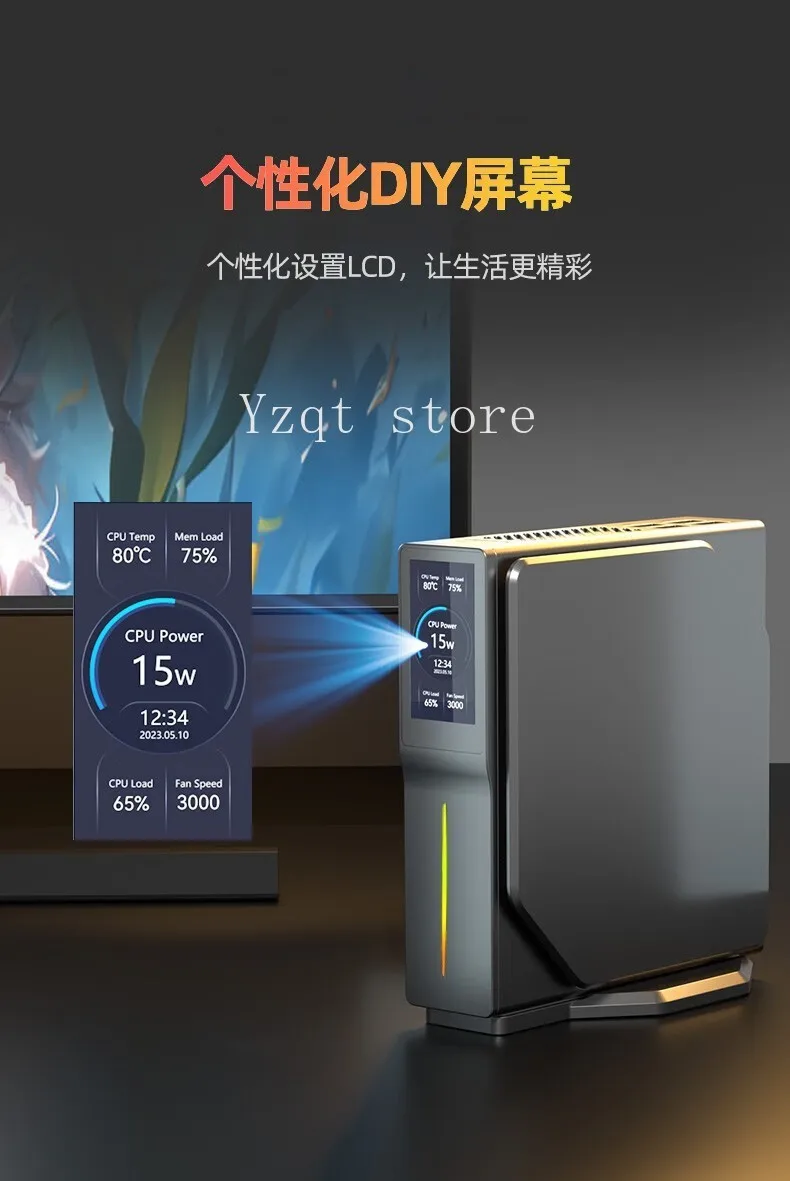 الجيل الثاني عشر الجديد-N150/WIFI6 مضيف صغير win11 منفذ شبكة مزدوج للمكتب والكمبيوتر المنزلي