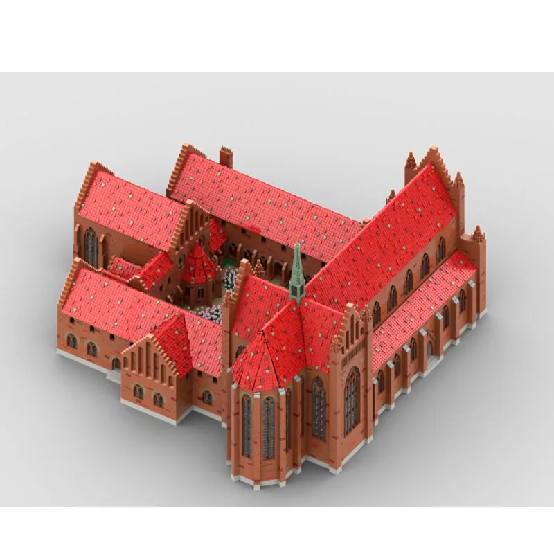 

MOC-248394 New Urban Retro Cathedral Castle Building Block Model 22515 Parts Boys' Children's Birthday Christmas Toy Gift