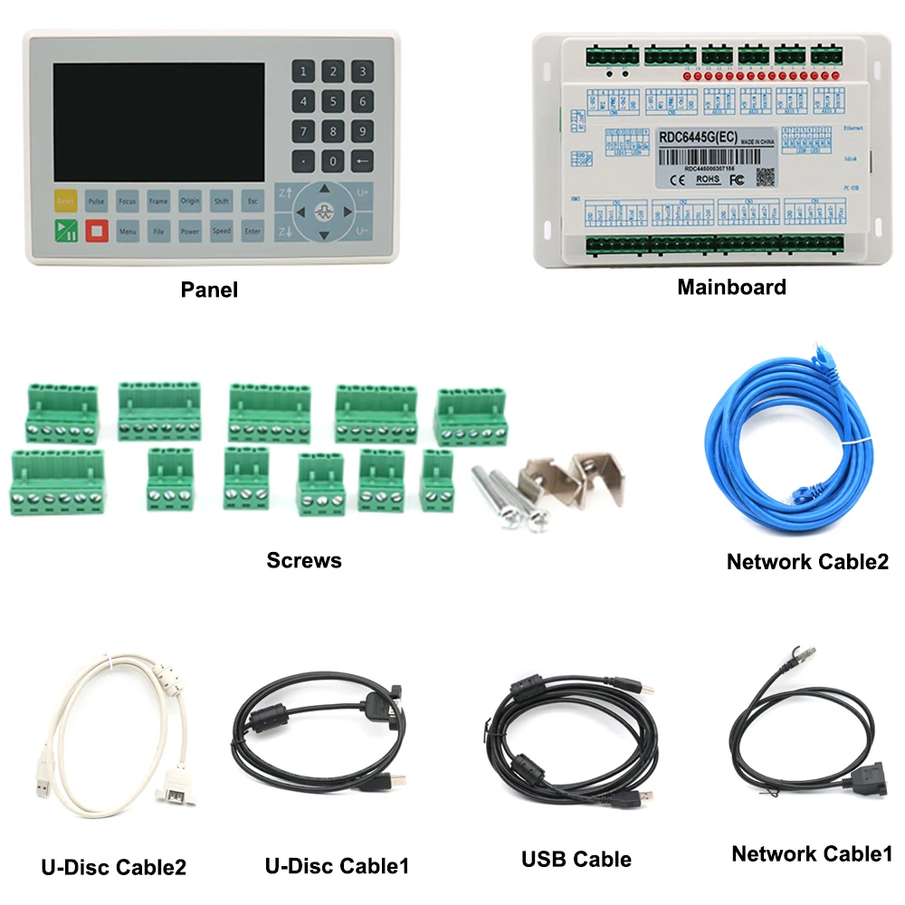 QDHWOEL Ruida RDC6445 RDC6445G RDC6445S Co2 Laser Controller for Laser Engraving Cutting Machine Upgrade RDC6442 RDC6442G