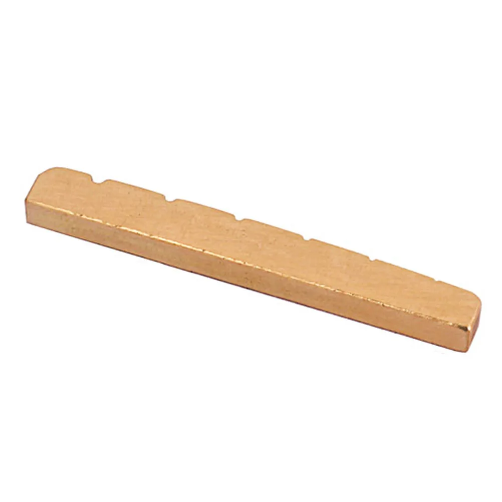 

Copper Pillow Slotted Guitar Nuts Metal Parts Accessories Instrument Accessory for Brass