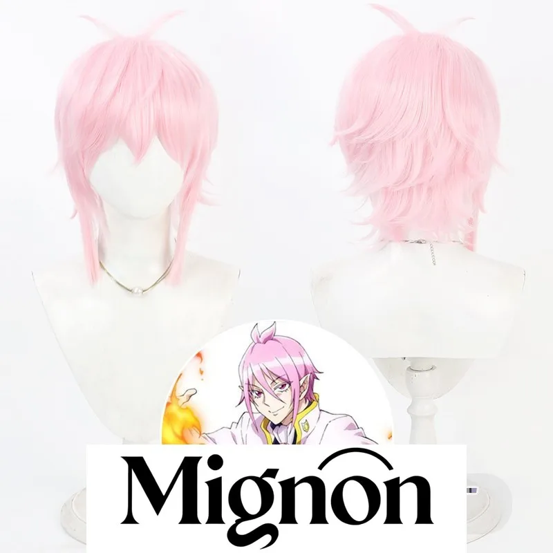 

Welcome to Demon School! Iruma-kun Asmodeus Alice Cosplay Wig, Pink Teased Spiky Style