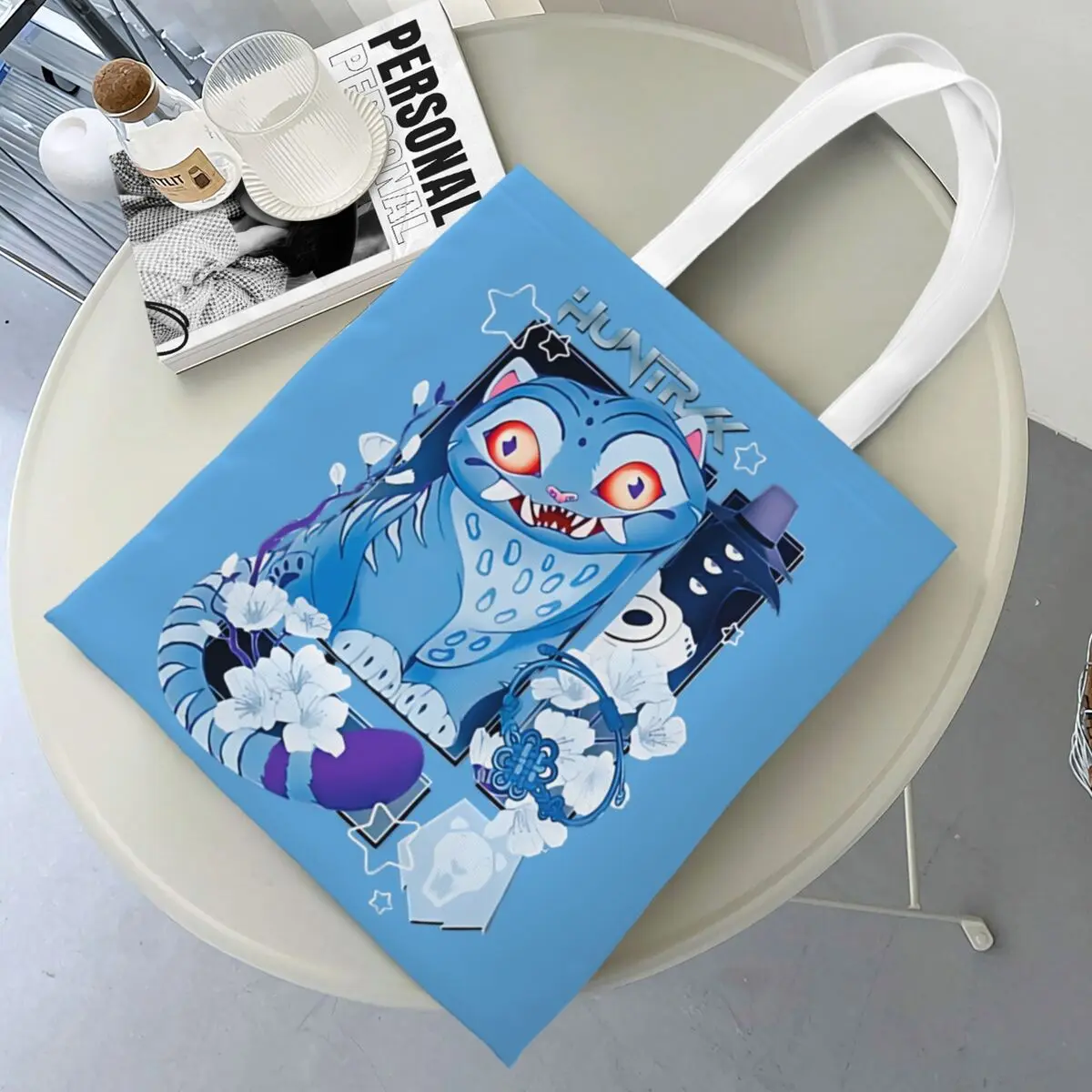

Cat Team Kpop Demon Hunters Movie Funny 80s Shopper Bag Handbags Women Print Tote Bag Fun Cloth Outdoor Beach Bag