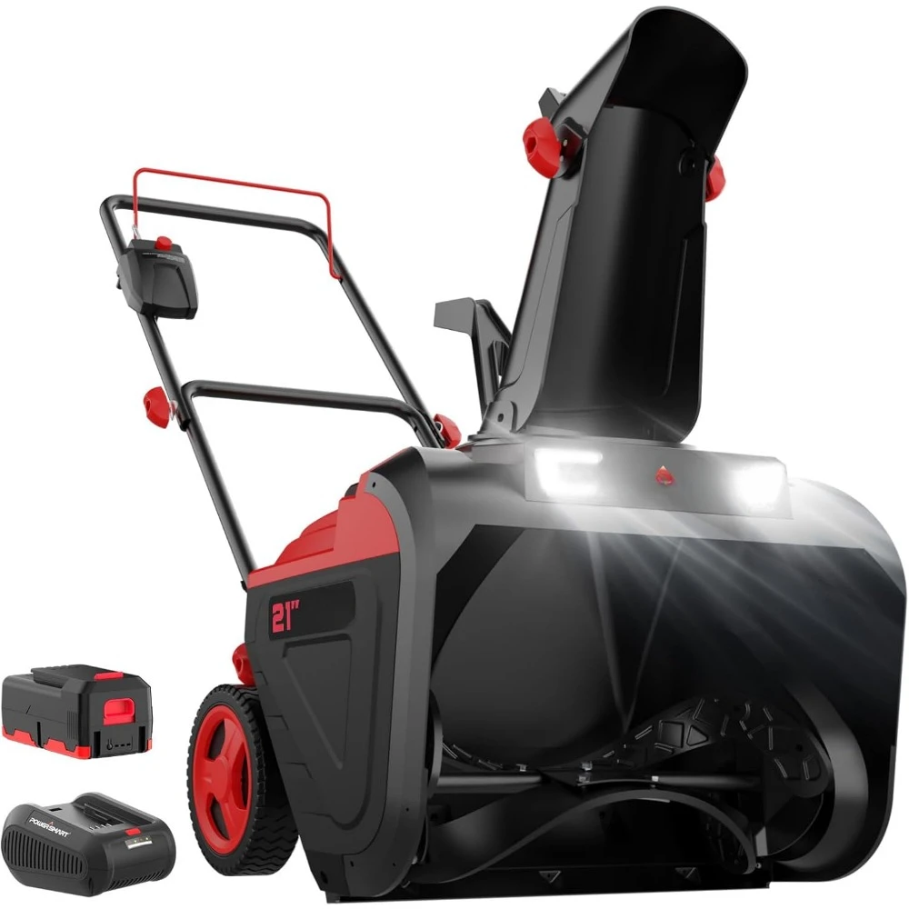 40V Cordless Snow Blower 21In Snow Blower Battery Powered, Battery and Charger Included, HB2421