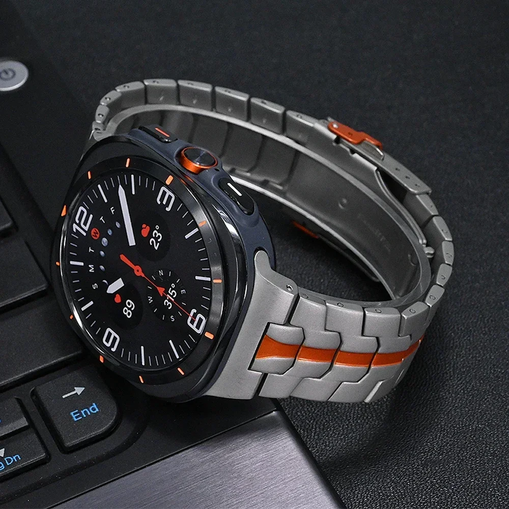 

Stainless Steel Metal Bracelet For Samsung Galaxy Watch Ultra 47mm Band For SAMSUNG ULTRA 7 47 Men Correa Strap Luxury Watchband
