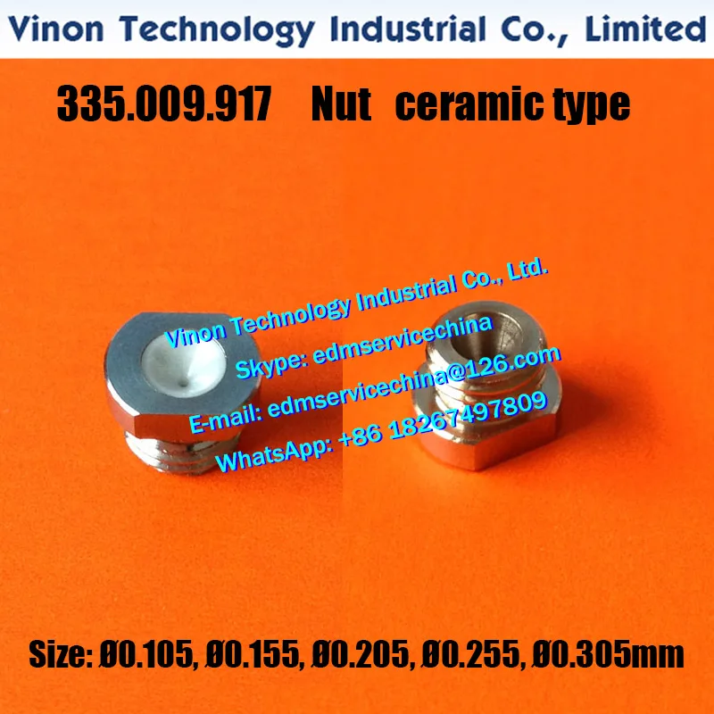 335.009.917 Ruby Sub-Guide CF20 CA20 Actspark Xenon use 335009917 Pre-Guide 802.250.005 Ceramic Wire Guide