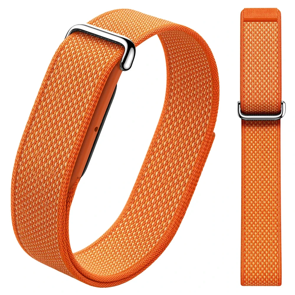 für Google Fitbit Air Silikon+Nylon-Schlaufenarmband für Fitbit Air Fitness Tracker 1:1 Original Sport-Uhrenarmband Armband-Zubehör – Detail 23