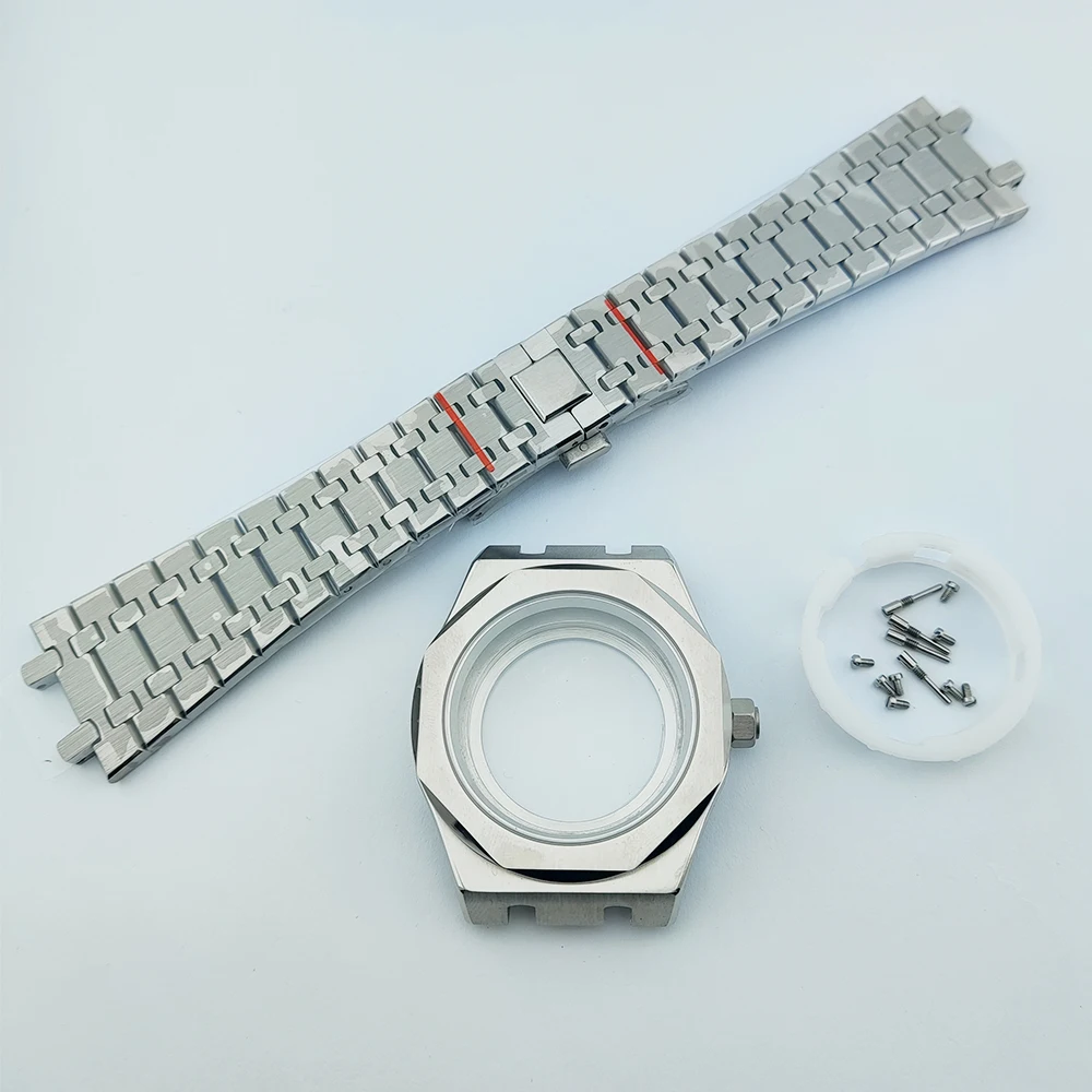 425mm-watch-case-8215-case-sapphire-crystal-stainless-steel-bracelet-318mm-8215-dial-watch-parts
