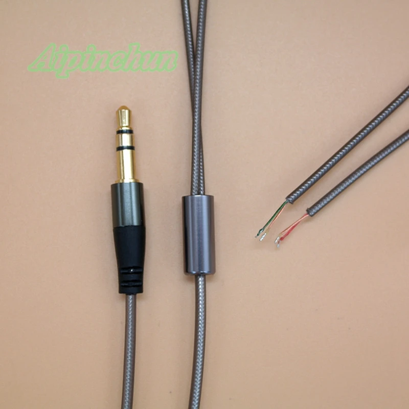 Aipinchun 3.5mm 3-Pole Lijn Type Jack DIY Oortelefoon Audio Kabel Hoofdtelefoon Reparatie Vervanging Draad Koord A07
