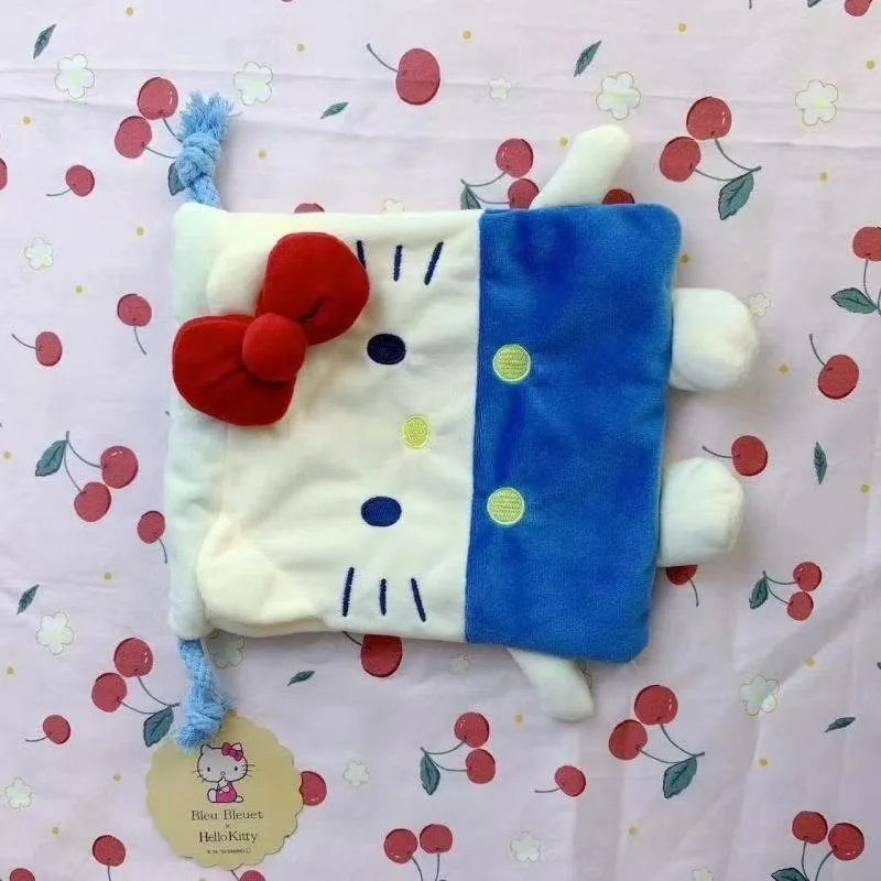 Sanrio Kawaii HelloKitty Plush Bundle Pocket My Melody Cute Plush Camera Storage Bag Portable Bag Zero Wallet Girl Gift