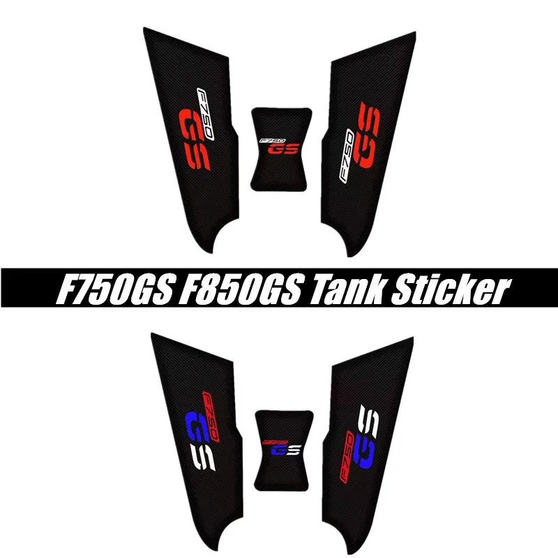 

FOR BMW F750GS F850GS Motorcycle Tank Pad Protector 3D Gel Sticker Decal Carbon Fiber -1