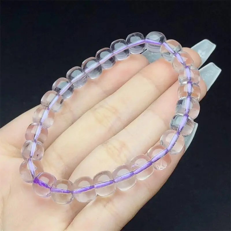 Natural Amethyst Bracelet Colorful Gemstone Bead Strings Fashion Beautifully Jewelry For Men And Women Gift 1PCS