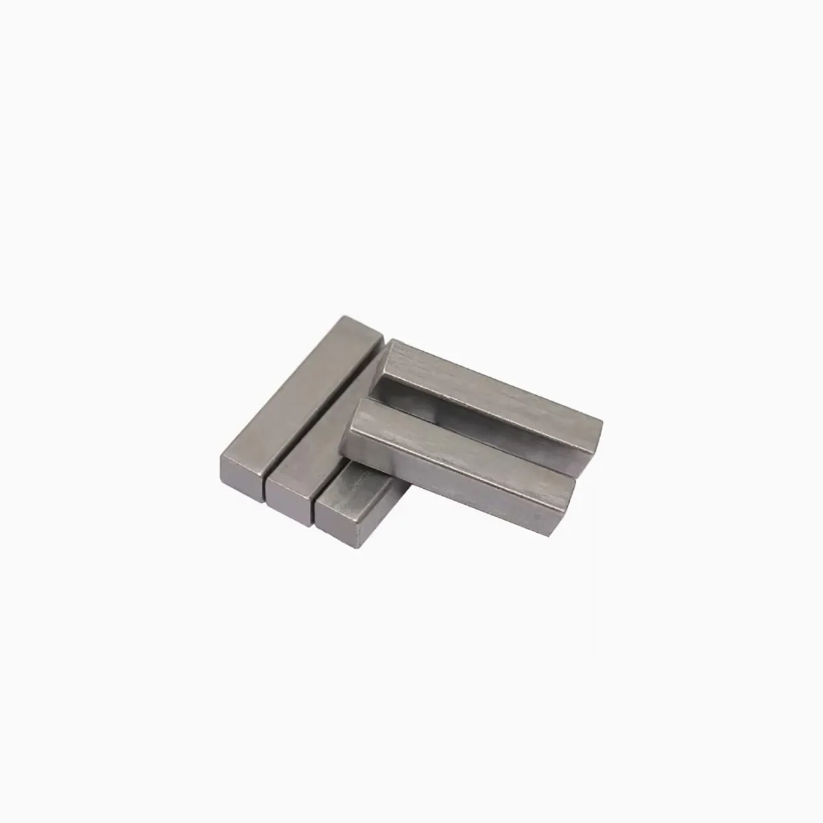 A3 Steel B-Type Flat Key Pin Shaft Square At Both Ends 5 * 5/6 * 6/10 * 8/12 * 8