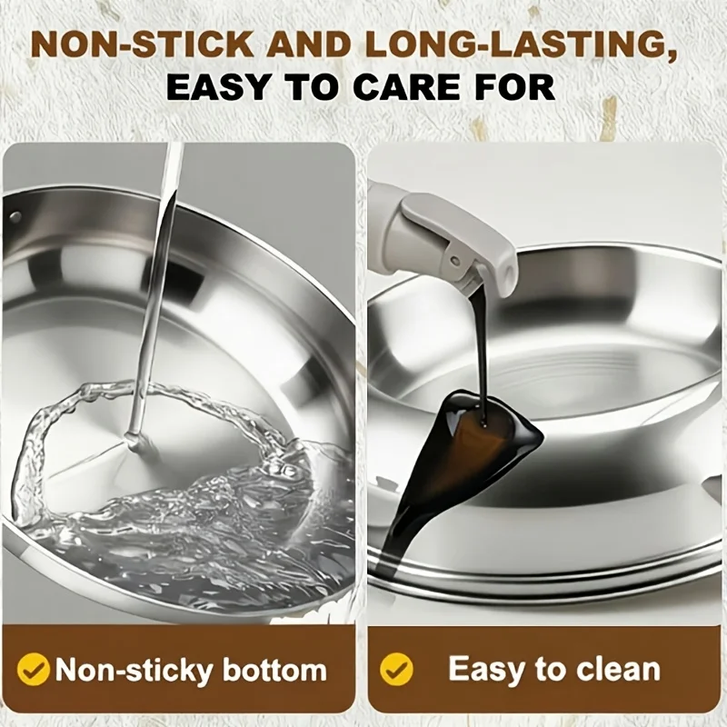 14pcs Premium Stainless Steel Cookware Set with Durable Lids, Induction And All Stove Tops Compatible, Rust-Proof Scratch-Resistant Non-Toxic Pots And Pans, Dishwasher Safe for Easy Cleaning, Ideal for Home Cooking Frying Boiling And Stewing
