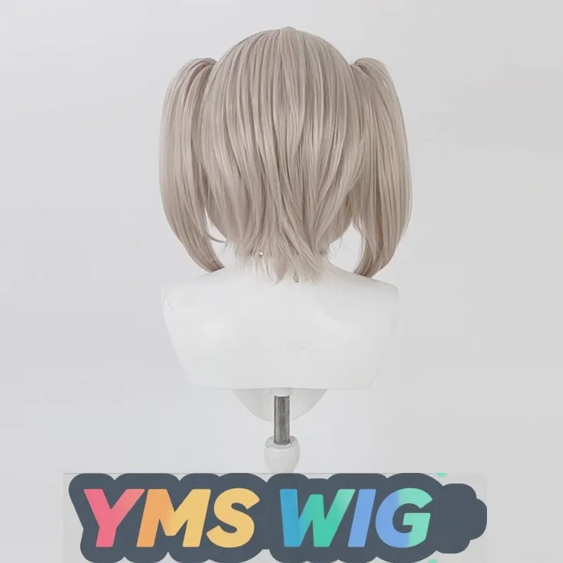 【MES WIG】 Système d'analyse de talents Combat Ravi Shushu Malshu Raka Cosplay perruque Double queue de cheval