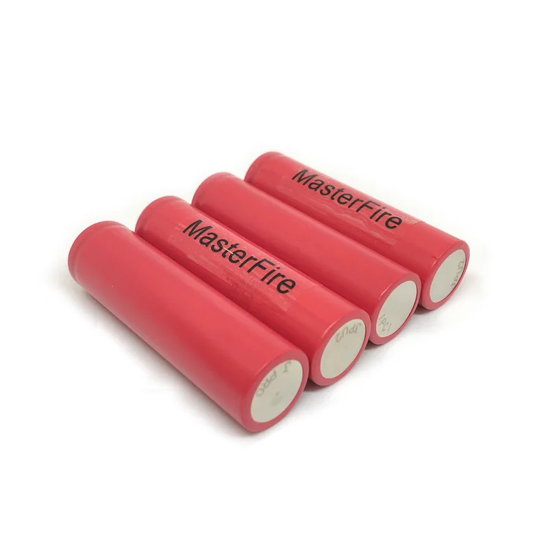 4pcs/lot MasterFire Original Sanyo 18650 2200mah UR18650AA Battery Rechargeable Laptop Flashlight Power Bank Lithium Batteries