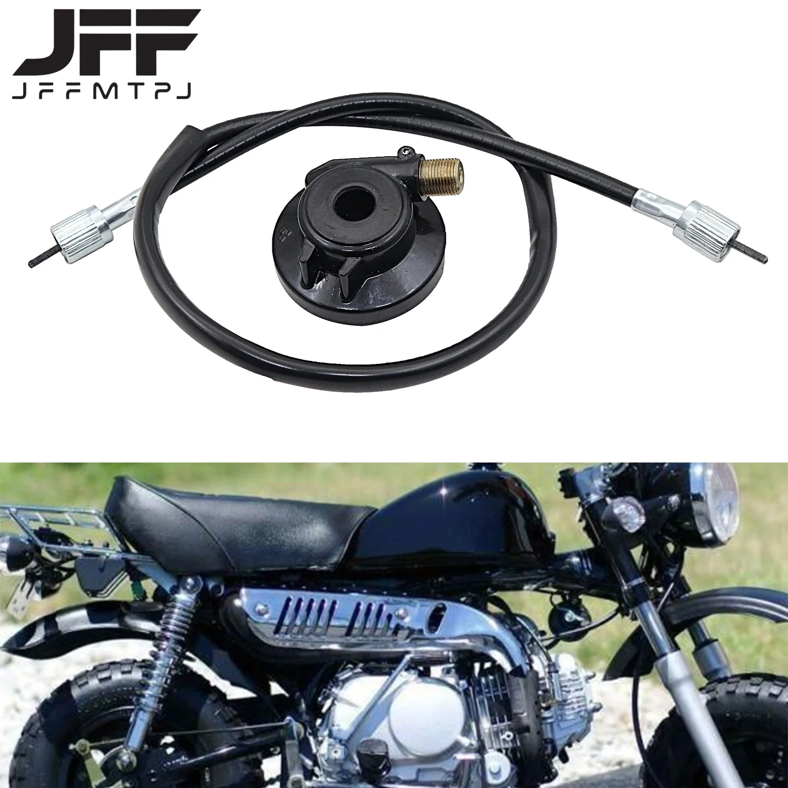 Motorcycle Speedometer Cable Rubber Coated Mileage Wire Scooter Parts For Honda Z50 Z50A Z50J Z50R Mini Trail Monkey Bike