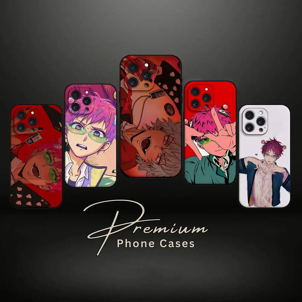 

Amine The Disastrous Lifes Of Saikis K Phone Case For IPhone 17/16/15/13/14 Pro Max/ 11Plus/X/Xr/Xs Max/12mini