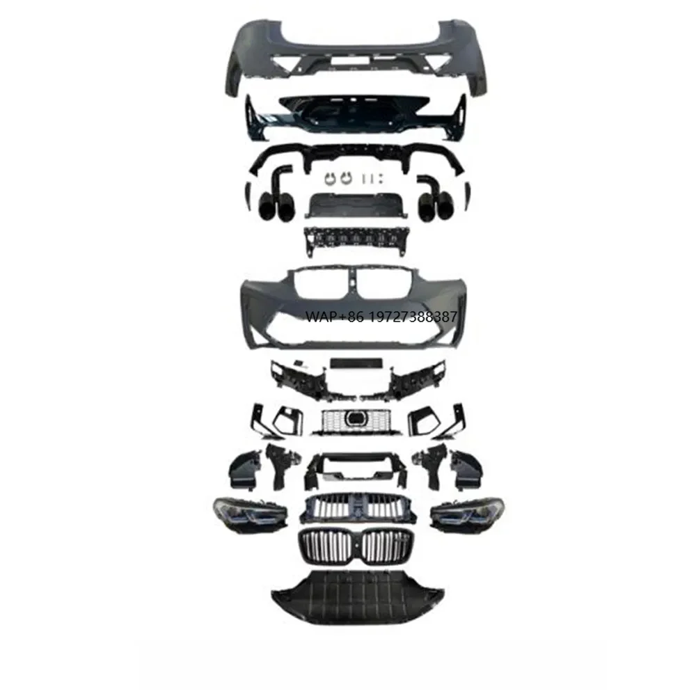 

X4 Old To New Modified To X4m/x4 Lci 2022+ Bodykit With Front Rear Bumper Rear Lip Grill Headlights