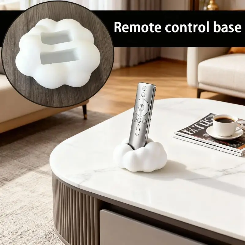 New#Cute 3D Cloud Remote Control Holder Desktop Home Storage Organizer Stand For TV/Air Conditioner Remotes, Phones Gadgets