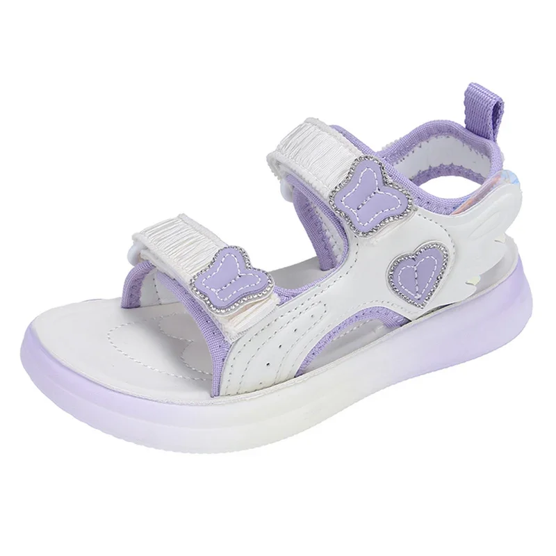 Zapatos de verano para niños, sandalias para niñas pequeñas, zapatos deportivos cómodos para niñas, sandalias de playa para bebés de suela suave