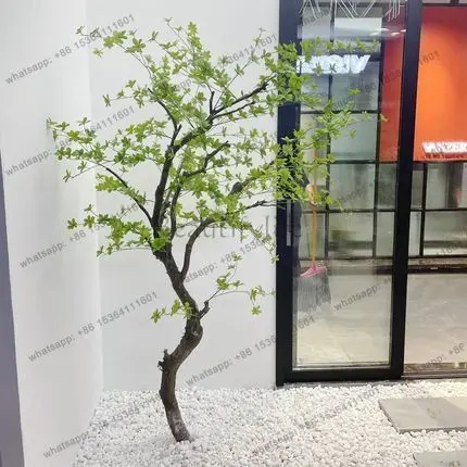 Simulation Nordic indoor and outdoor decoration large fake tree landscaping green plants
