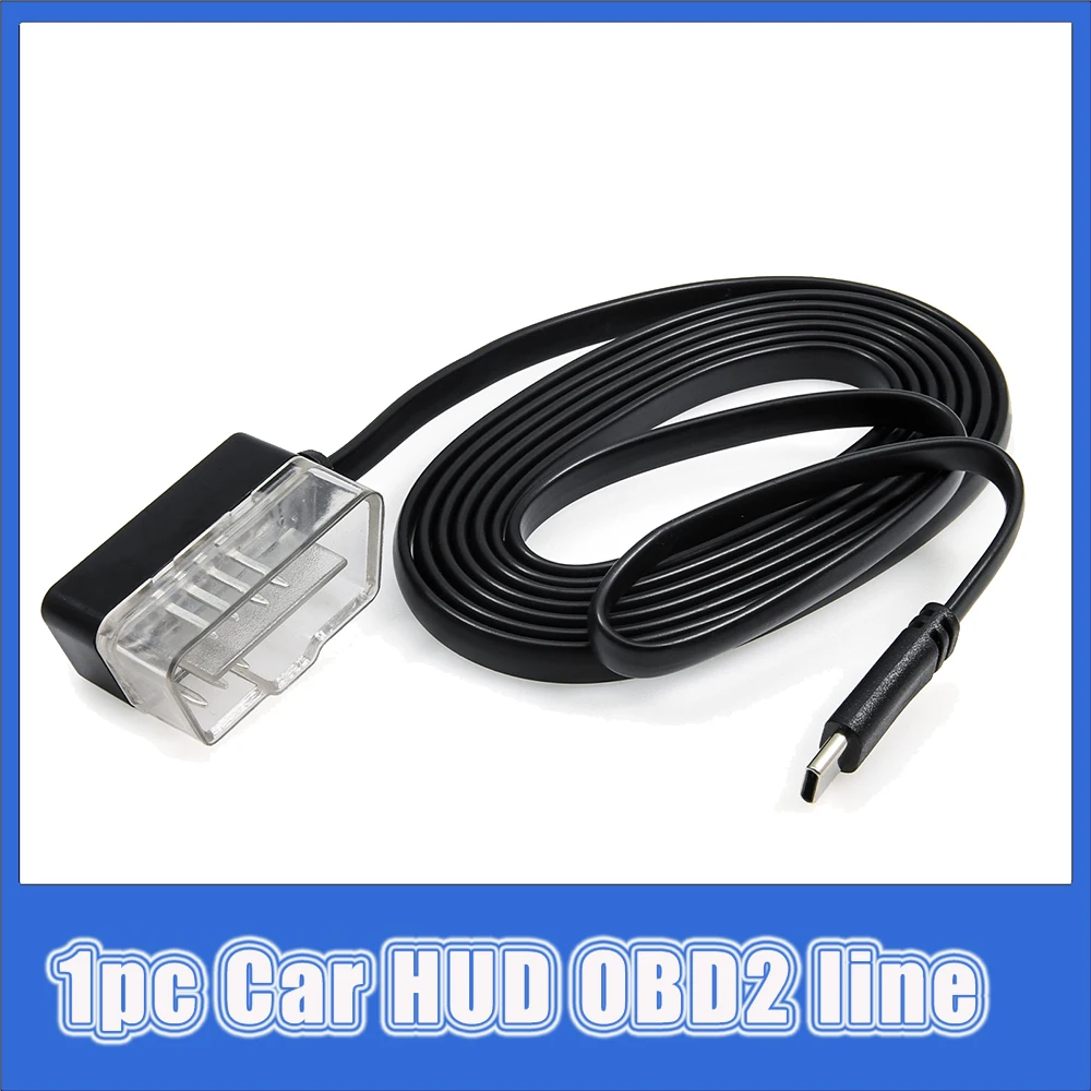 

Hud Obd2 Display Car Adapter Diagnostic Cable Car Obd2 Extension Line Hud Window Display Plug-in