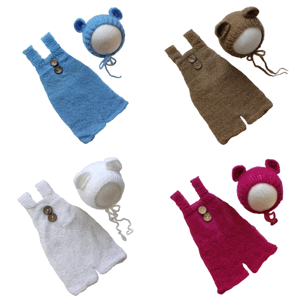 ple Design Adorable Baby Knitted Jumpsuit Set Newborn Boys Girls Bodysuit Babyshower Party Photography Prop Gift