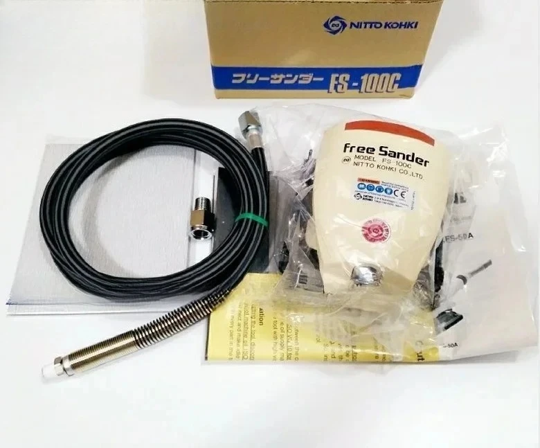

Nitto NITTO KOHKI FS-100C /FS-50A Малая пневматическая шлифовальная машина для наждачной бумаги, полировальная машина