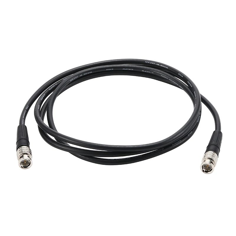 4K HD SDI Flexible Video Patch 75 Ohm Coaxial BNC Cable for Camera Monitor Broadcast Analog Digital, ENG/EFP Canare LV-61S