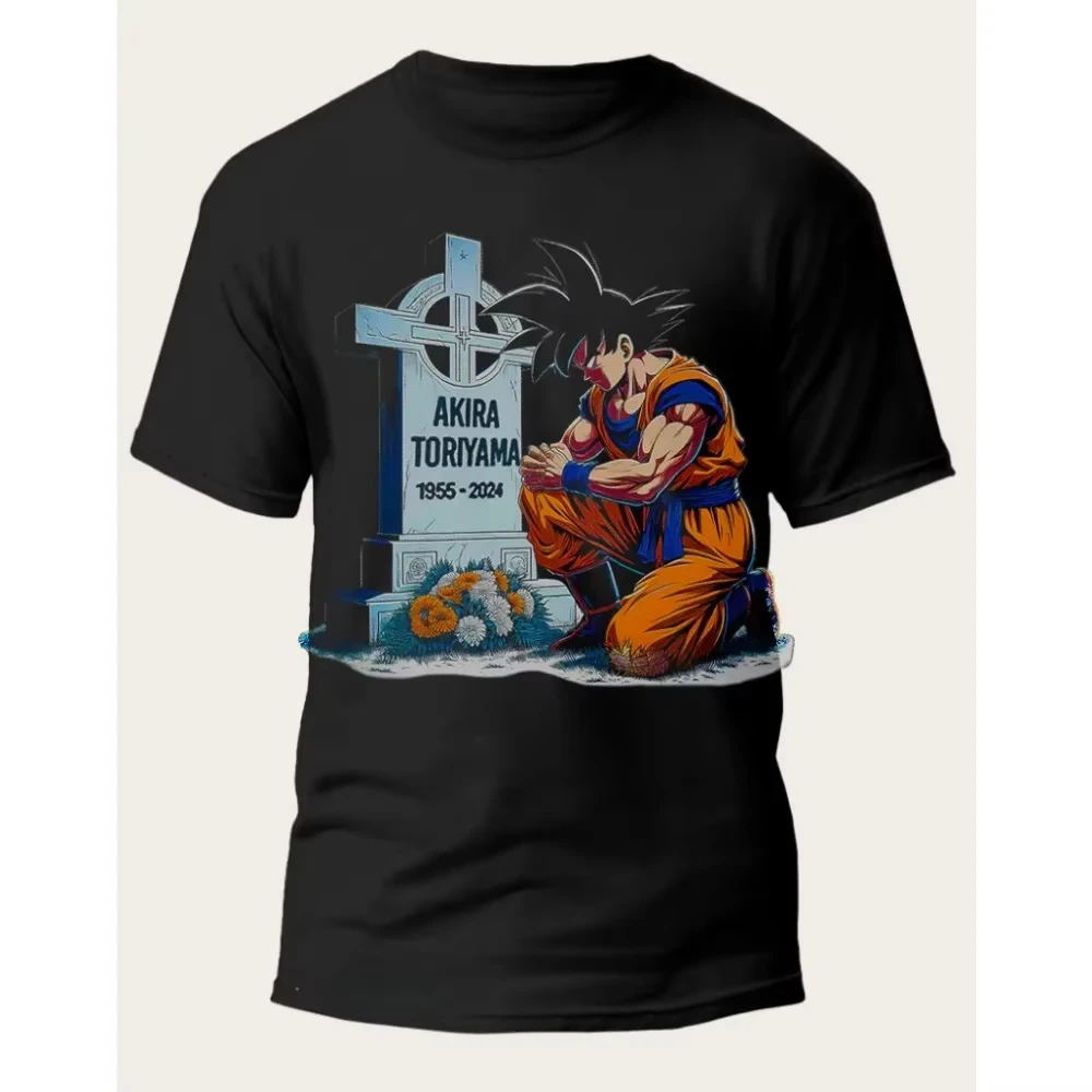 

Новая футболка унисекс из чистого хлопка с принтом «Драгон Болл Ультра Сайян» 2026 года – свободная повседневная рубашка с аниме-дизайном