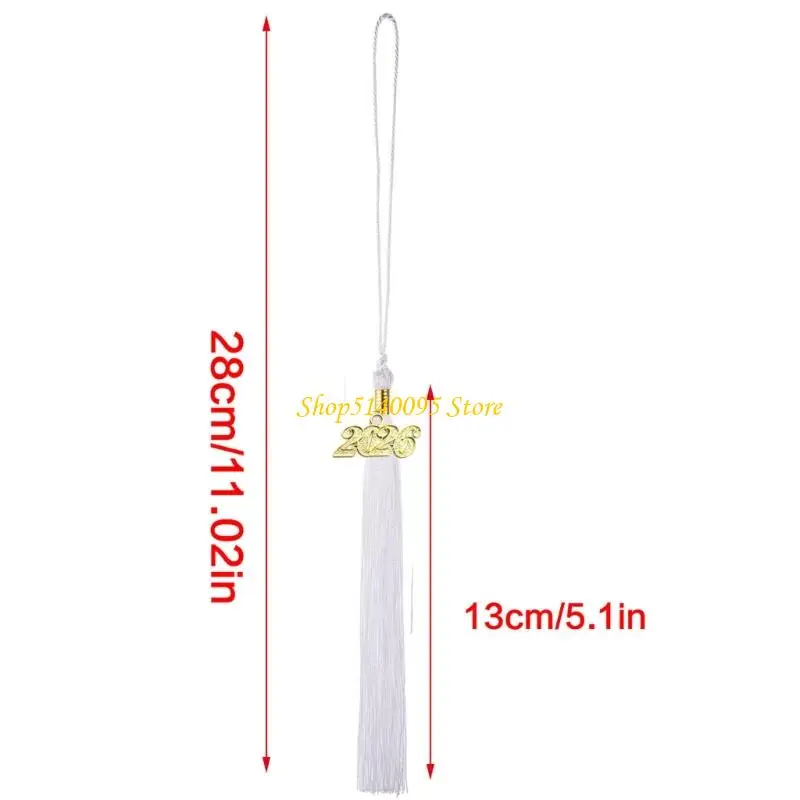 DXAE Graduação suave Tassels Premium Polyester Academic Cerimony Acessório