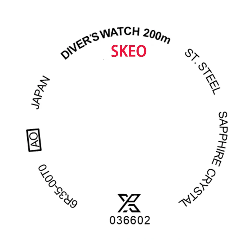 Mod Watch Back Cover Customized Product Customer Logo OEM ODM Fit Seiko NH35 NH36 Movement