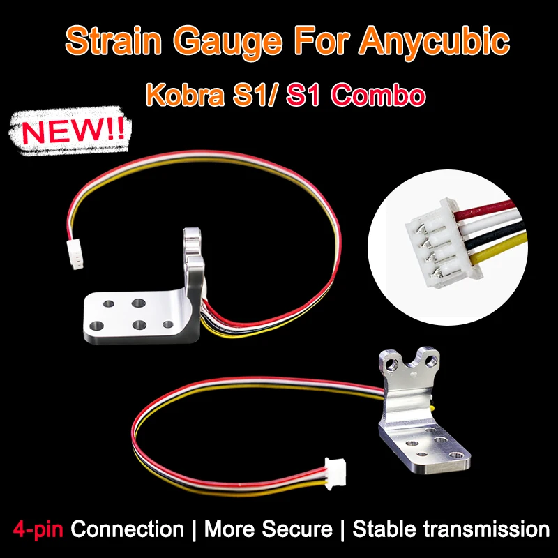 

For Anycubic S1/S1 Combo Strain Gauge High Quality Strain Gauge Leveling 3D Printer Parts Metal 3D Printer Accessories For S1C