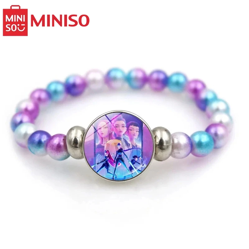MINISO KPop شيطان الصيادين أساور الفتيات موضة مطرز معصمه لطيف الكرتون الشكل مجوهرات اكسسوارات الأطفال GiftToys #4
