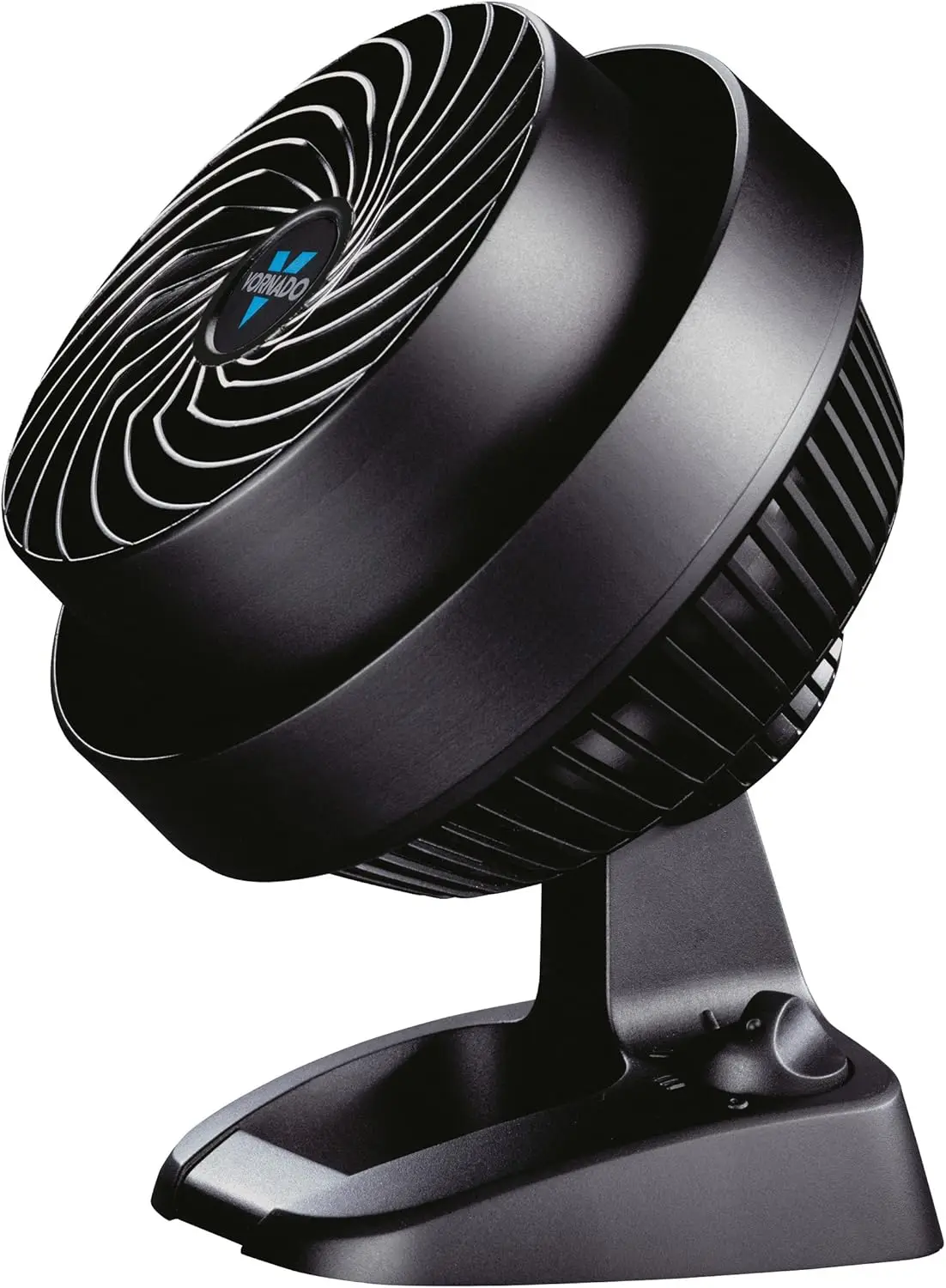 530 Compact Whole Room Air Circulator | High Velocity Floor Fan with 3 Speeds for Cooling Airflow | Black