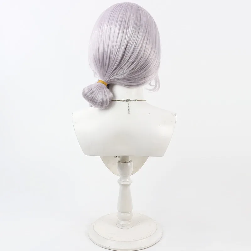 Mignon Virtual VTuber Idol Shiragane Noelle Cosplay Wig Light Purple One-piece Braids