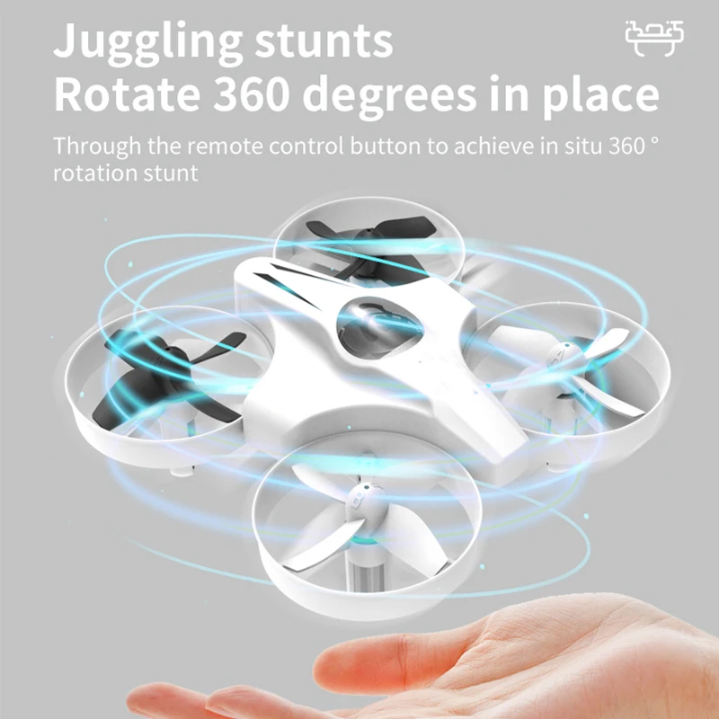 Mini Drone Rc Headless Mode 360 Degree Flip 4Ch 6-Axis Remote Control Helicopter Mini Pocket UFO Small Quadcopter Plane Toy Gift