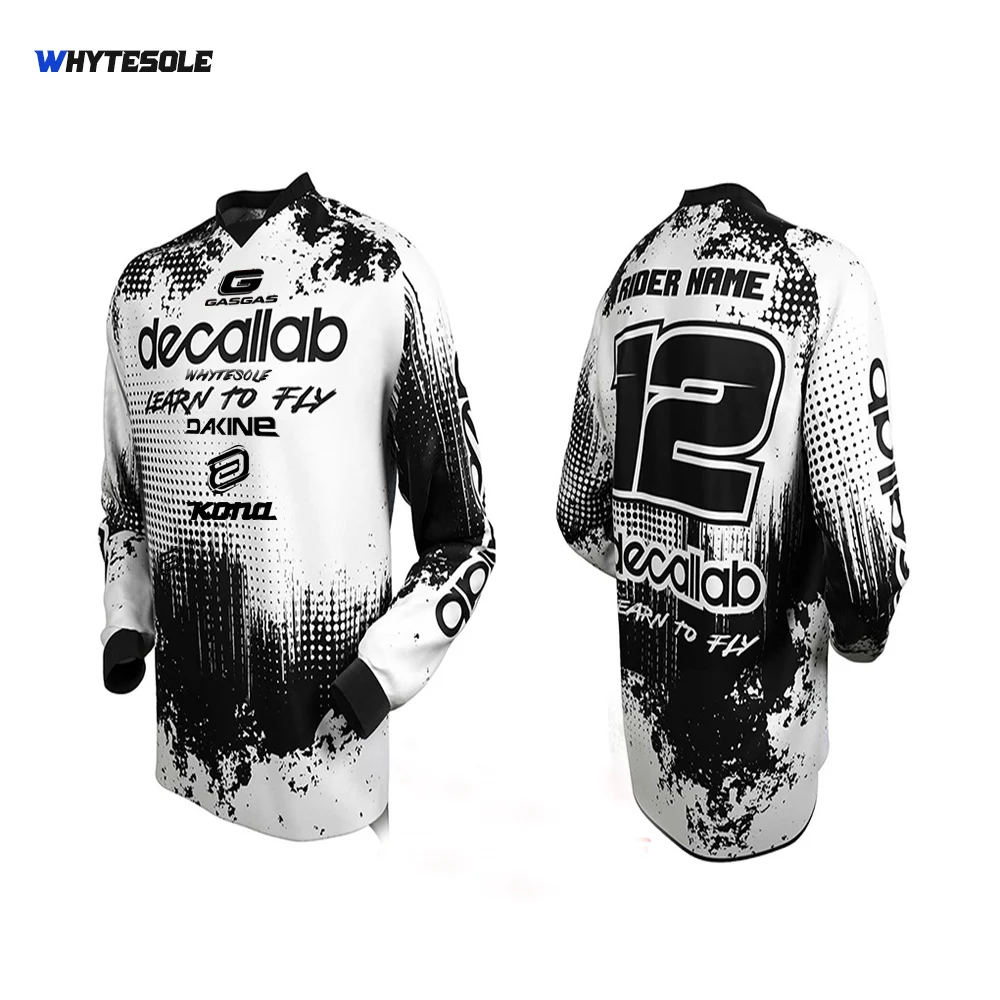 2023 bmx enduro motocross Jersey mtb downhill jersey cycling mountain motorcycle bike DH CUSETOM BICYCLE jersey