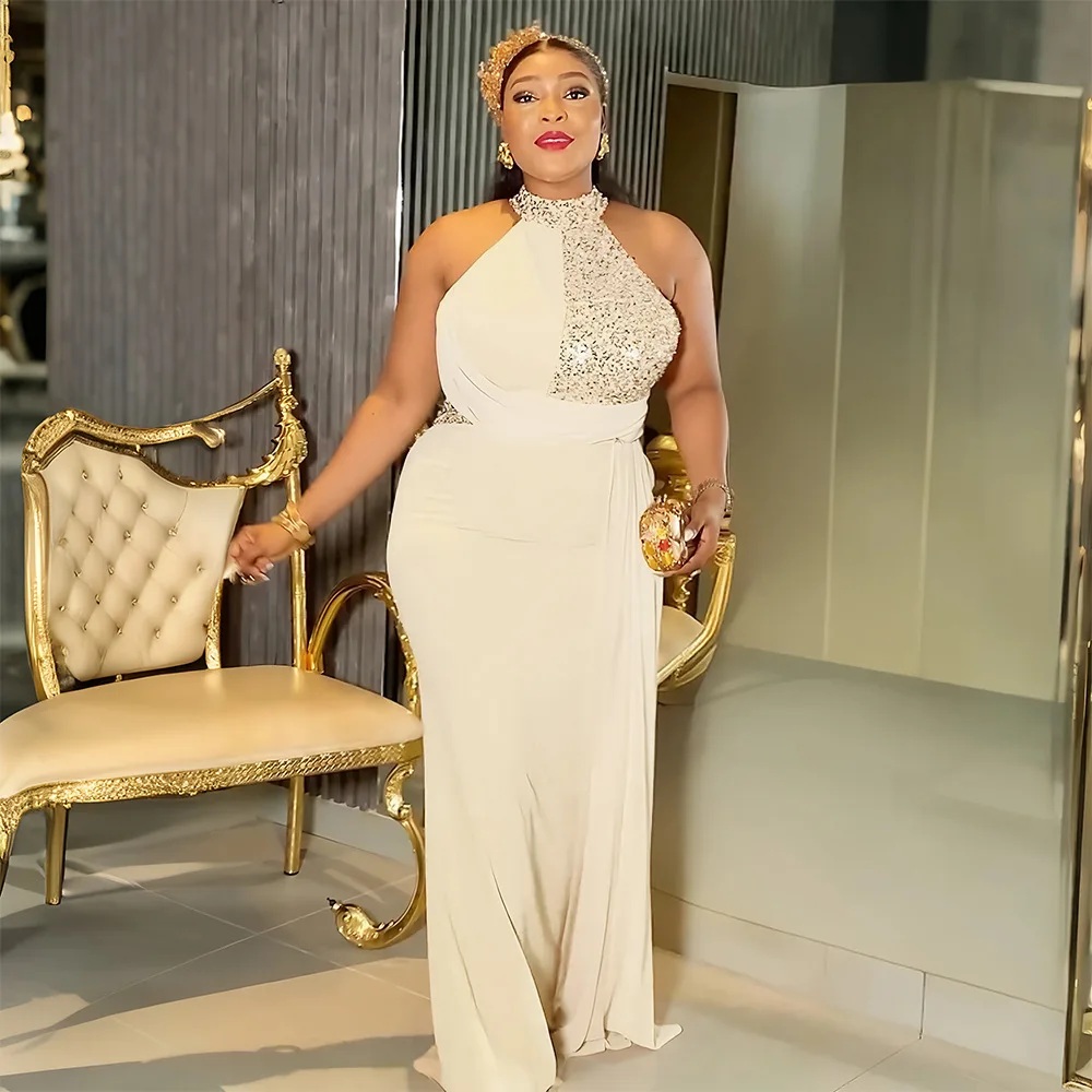 حجم كبير فستان نسائي طويل موضة أفريقية أنيقة مثير الرسن فساتين السهرة حفل زفاف ثوب أنقرة Dashiki ثوب Vestidos #2