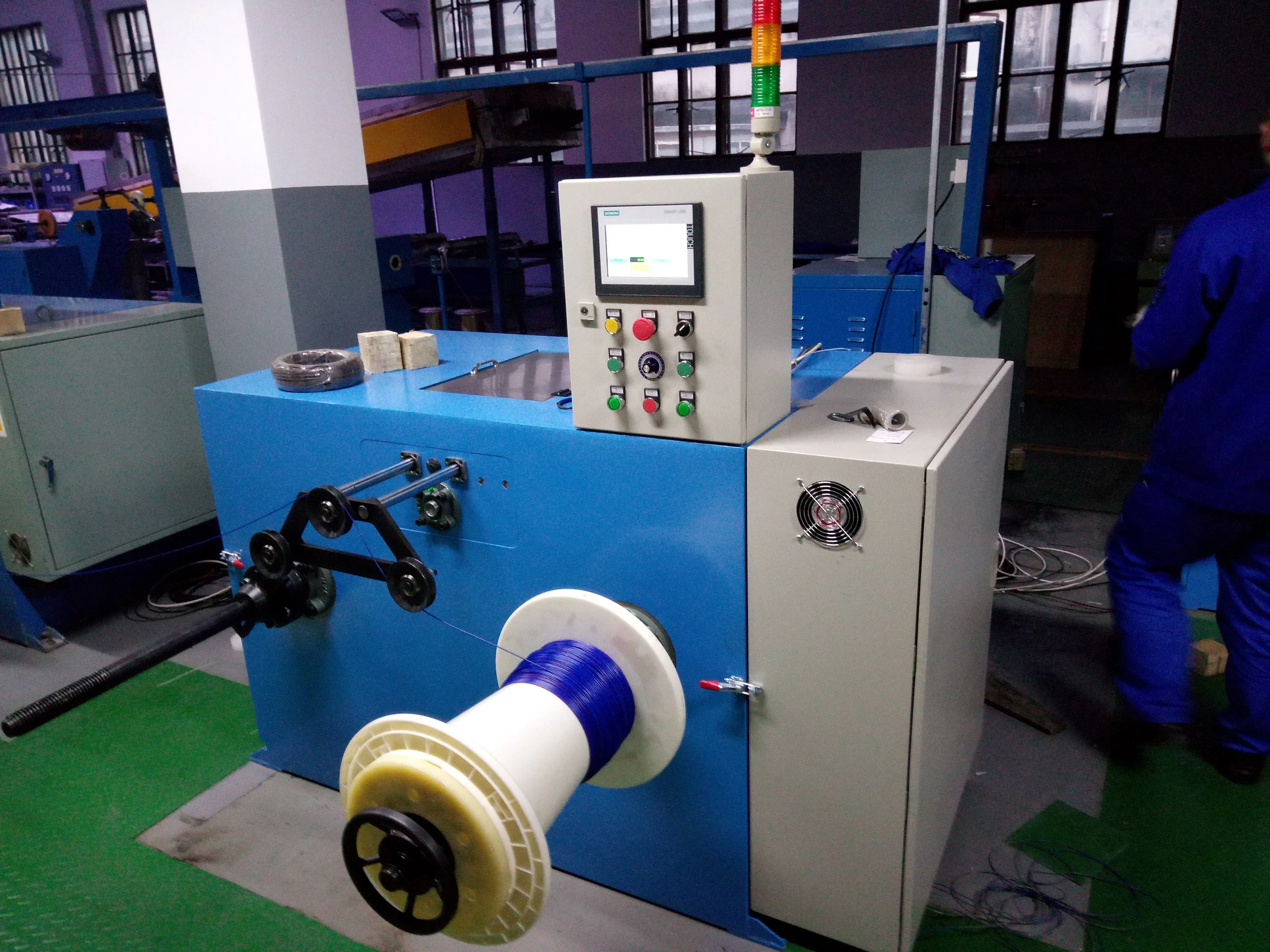 QIPANG High Quality Servo Motor Wire Winding Machine Precise Linear Traverse Unit take-up machine for Wire and Cable Winding