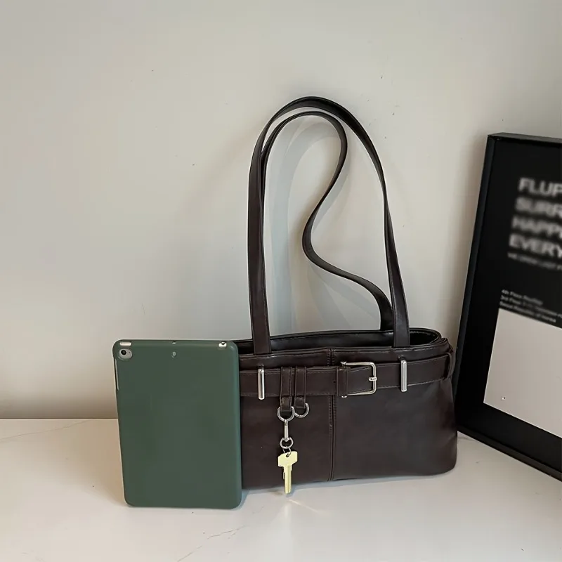 حقيبة كروس بإبزيم حزام بتصميم صغير جديد لعام 2025 |   حقيبة كتف تحت الإبط على طراز الدراجة النارية للنساء |   حقيبة يد جلدية PU