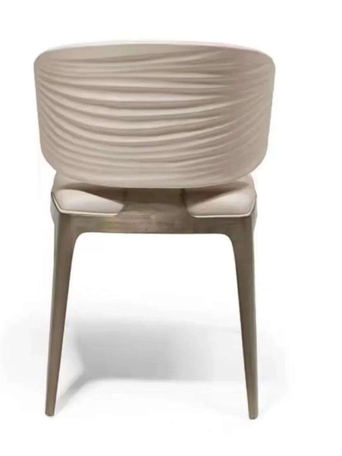 Italian Style Modern Luxury Dining Chairs Stylish Shiny Stainless Steel Golden Finish Leather Fabric Hotel Home Living Room