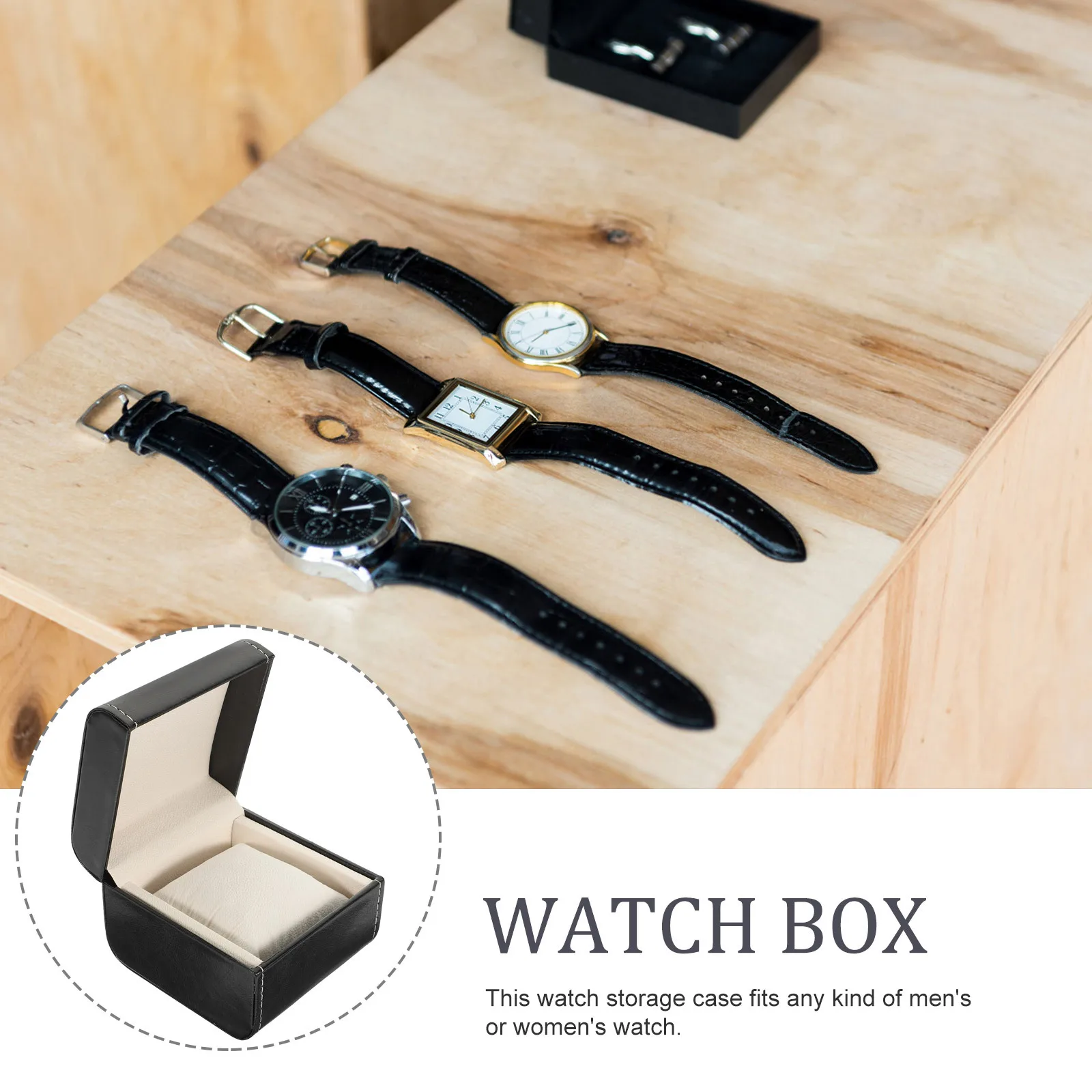 

Watch Storage For Men Women Jewelry Organizer Travel Display Gift Packaging Watch Display Box Case Wristwatch Storage Box