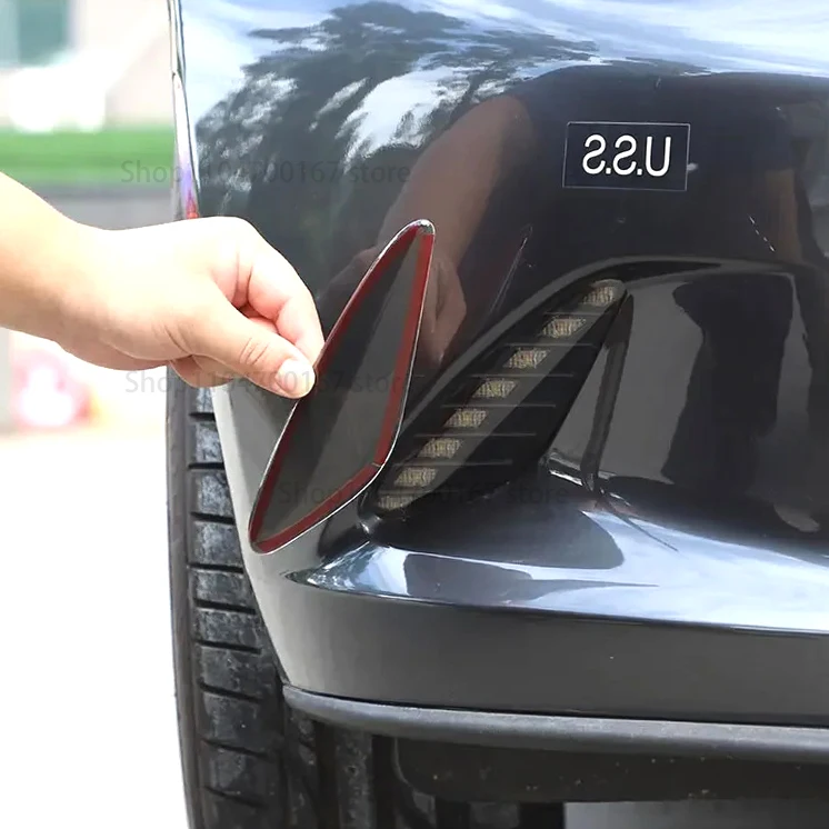 

New！For Mazda MX-5 ND 2016-23 Blackened Car Front Rear Fog Lights Turn Signal Light Cover Protect Lampshade Sticker Car Accessor
