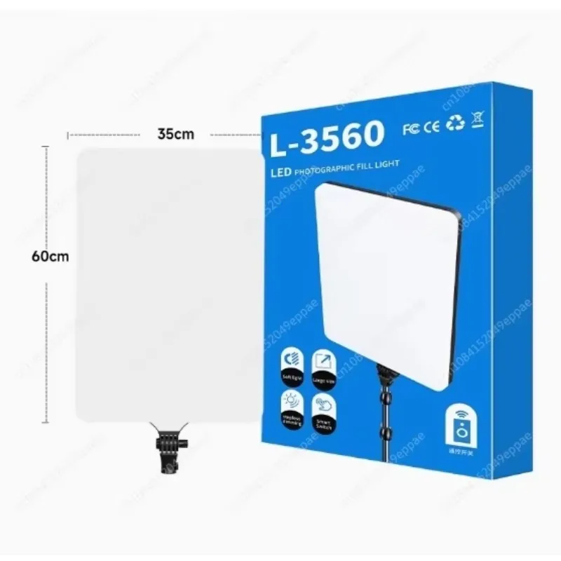 New L-3560 Big 24inch Studio Set Lighting Equipment Flash Led Light Panel Photography Lighting Kit for Photography