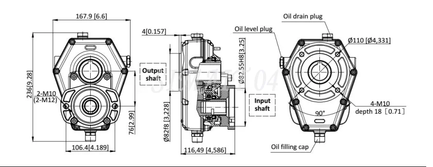 （Popular Items Today）High-efficiency Gear Box Hydraulic Motor Gear Reducer For Tomato Harvesters, Snowplows And Agricultural Mac